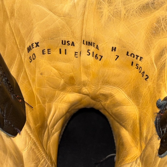 AGUILA Cowboy Boots Black Leather MEXICO US 11 - Picture 5 of 11